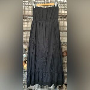 Mercer & Madison boho maxi dress with embroidery and crochet lace